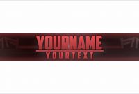 Free Epic Youtube Bannerchannel Art Template  Gimp  Download  Legendary throughout Gimp Youtube Banner Template