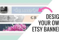 Free Etsy Banner Maker And Easy Tutorial Using Canva  Youtube pertaining to Etsy Banner Template