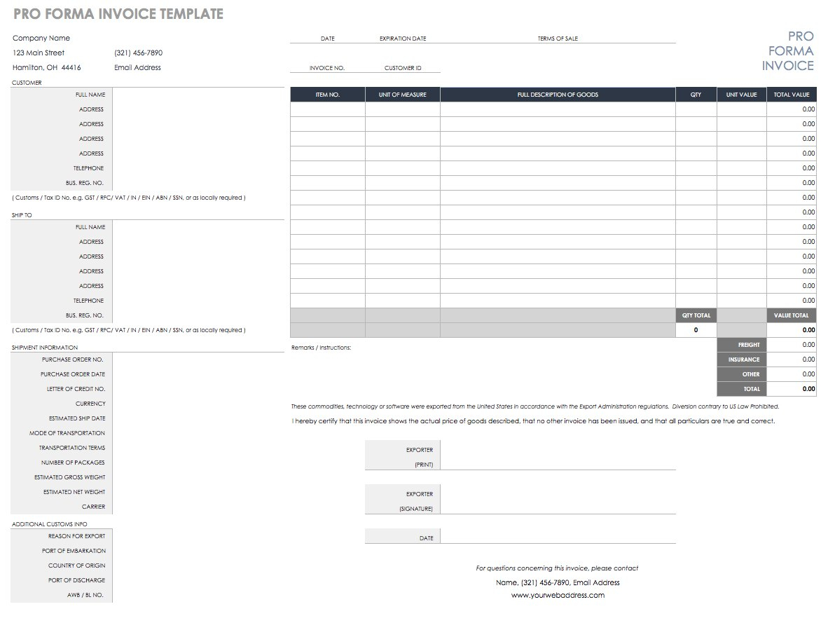 Free Excel Invoice Templates  Smartsheet with regard to Excel 2013 Invoice Template