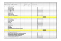 Free Expense Spreadsheet Income Expenses Template Monthly Worksheet inside Small Business Expense Sheet Templates