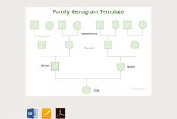 Free Family Genogram  Genesis Family  Genogram Template Family pertaining to Genogram Template For Word