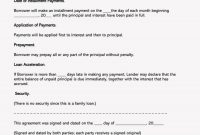 Free Family Loan Agreement Forms And Templates Wordpdf intended for Free Installment Loan Agreement Template
