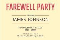 Free Farewell Invitation Template Word Templates For pertaining to Farewell Card Template Word