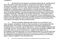 Free Financial Nondisclosure Agreement Nda Template  Pdf  Word within Financial Confidentiality Agreement Template