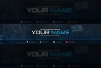 Free Gaming Youtube Banner Template Tutorial  Youtube pertaining to Youtube Banners Template
