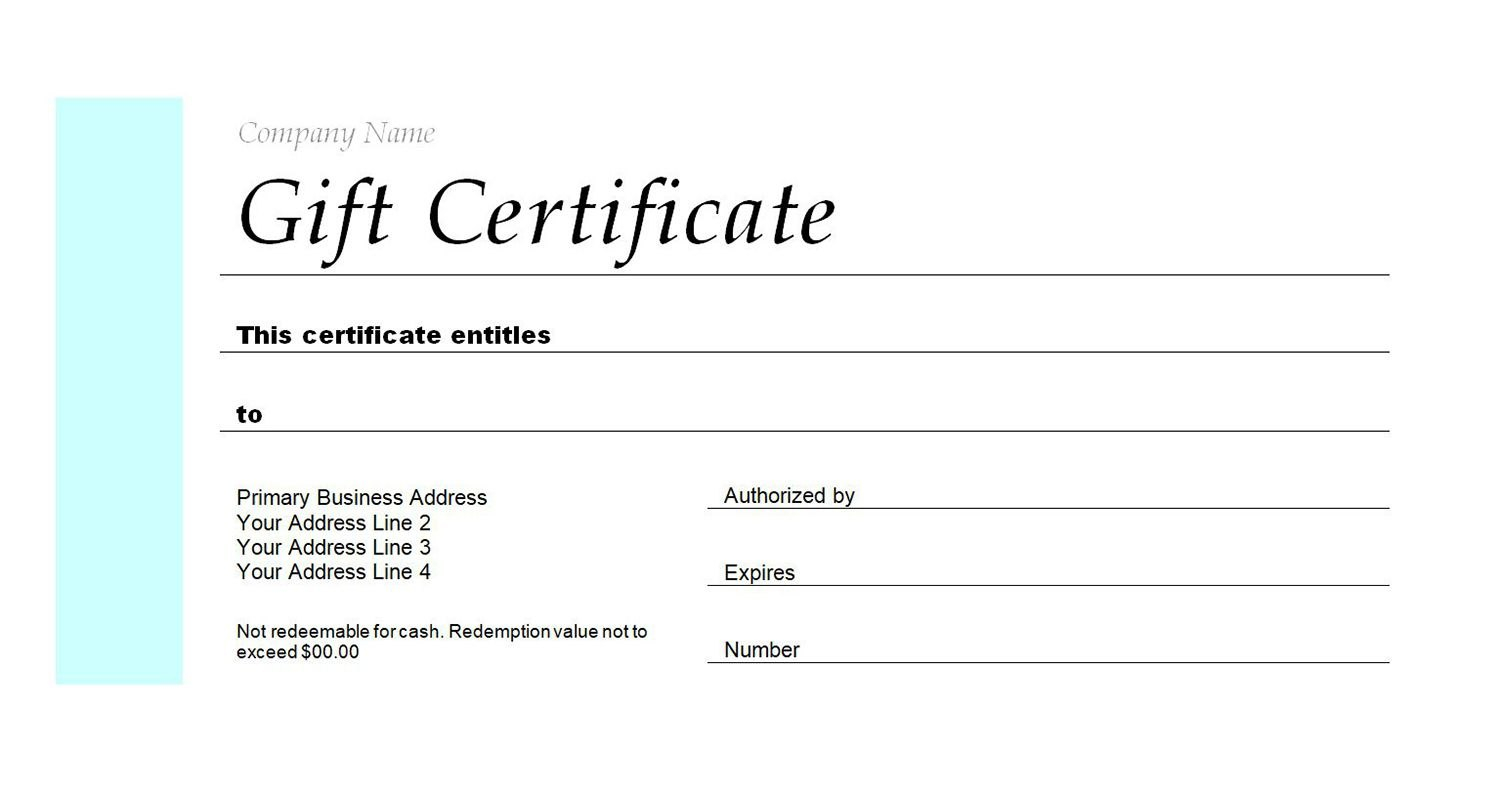Free Gift Certificate Templates You Can Customize inside Massage Gift Certificate Template Free Download