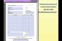 Free Invoice Template For Contractorsfast Easy Accounting  Youtube with regard to Contractor Invoices Templates