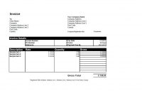 Free Invoice Templates For Word Excel Open Office  Invoiceberry for Download An Invoice Template