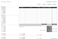 Free Invoice Templates  Smartsheet intended for Trucking Company Invoice Template