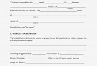 Free Lease Agreement Forms To Print Basic Farm Land Lease Agreement throughout Farm Land Lease Agreement Template