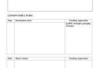 Free Lesson Plan Templates Common Core Preschool Weekly intended for Blank Preschool Lesson Plan Template