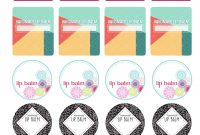 Free Lip Balm Label Printables Editable Template Available On The with regard to Lip Balm Label Template