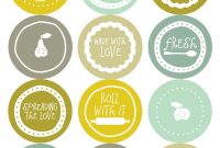 Free Mason Jar Labels To Print  All Wrapped Up  Jar Labels intended for Canning Jar Labels Template