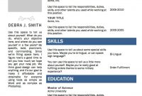 Free Microsoft Word Resume Template  Projects To Try  Microsoft in Free Basic Resume Templates Microsoft Word