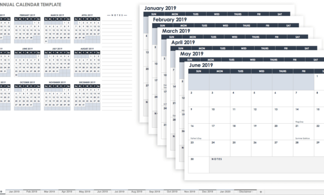 Free Monthly Calendar Templates  Smartsheet intended for Month At A Glance Blank Calendar Template
