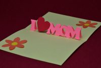 Free Mother's Day Pop Up Card Template And Tutorial  Places To in Templates For Pop Up Cards Free