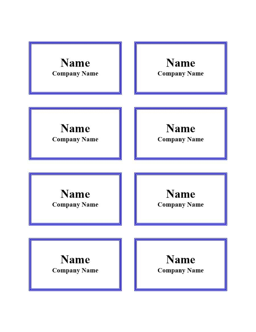 Free Name Tag  Badge Templates ᐅ Template Lab regarding Visitor Badge Template Word