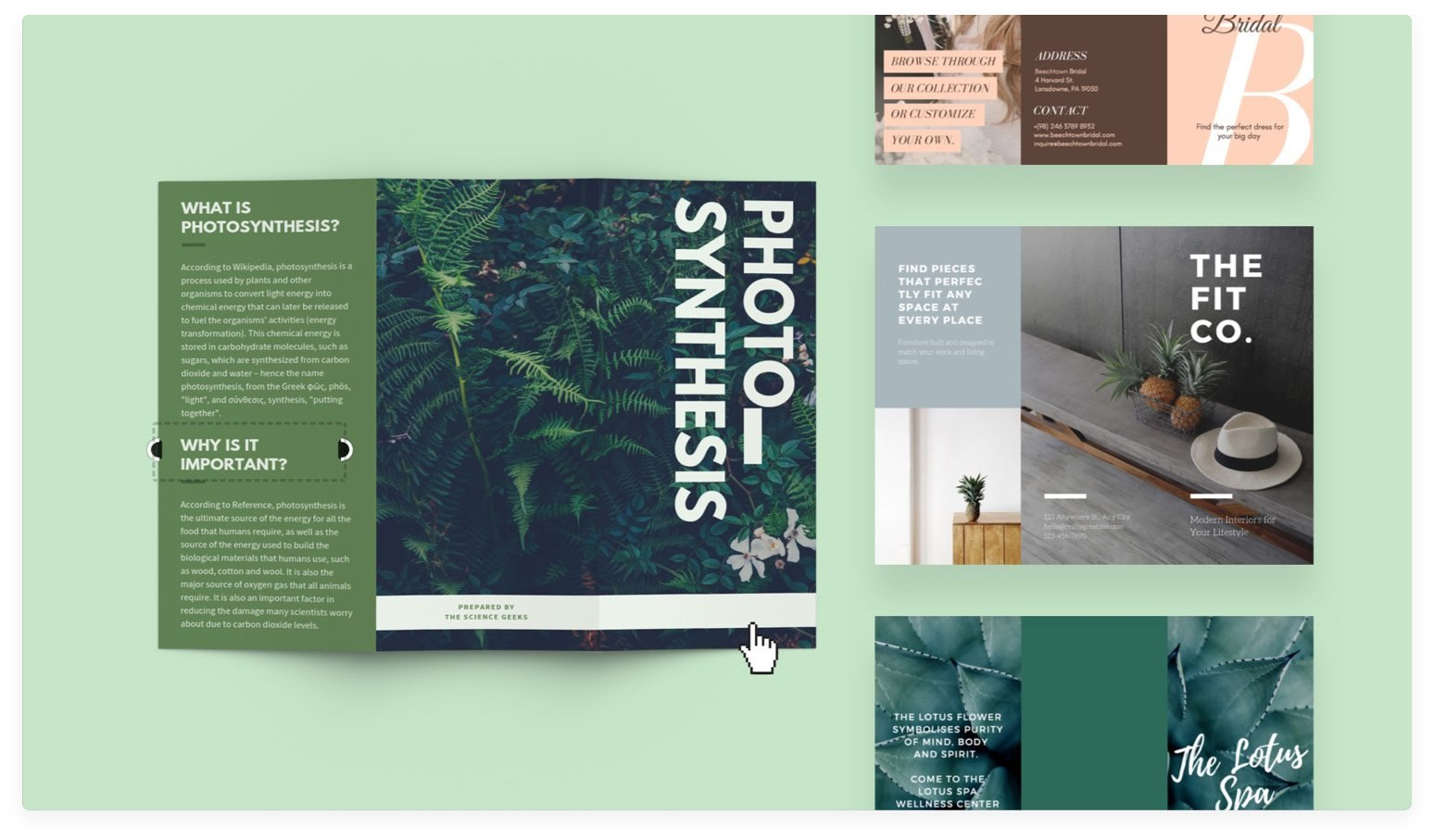Free Online Brochure Maker Design A Custom Brochure In Canva inside Online Free Brochure Design Templates