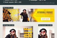 Free Online Shopping Banner In Psd  Free Psd Templates in Free Online Banner Templates