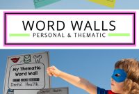 Free Personal Word Walls Student Made Thematic Word Walls  My pertaining to Personal Word Wall Template