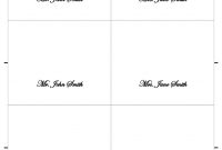 Free Place Card Template Tent Per Sheet Or Small Templates With for Tent Name Card Template Word