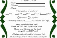 Free Pledge Card Template Of Sheets For Fundraising Donation with regard to Free Pledge Card Template