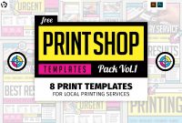 Free Print Shop Templates For Local Printing Services  Brandpacks throughout Template For Cards To Print Free