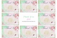 Free Printable Baby Shower Thank You Cards pertaining to Template For Baby Shower Thank You Cards