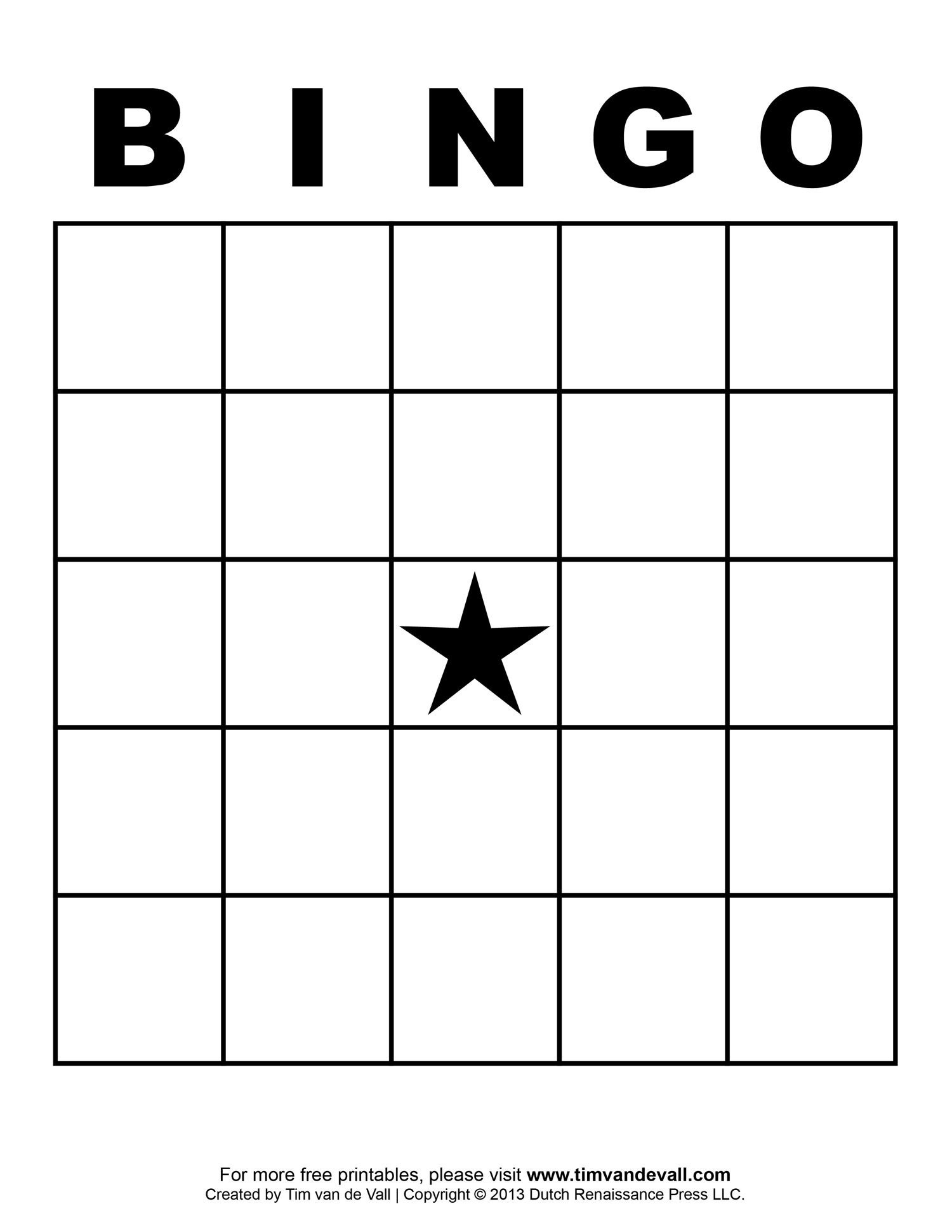 Free Printable Blank Bingo Cards Template  X   Classroom  Free throughout Blank Bingo Template Pdf