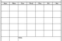 Free Printable Blank Calendar  Calendars for Blank Calender Template