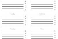Free Printable Blank Checklist Template Image To Do List in Blank To Do List Template