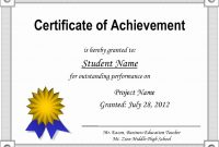 Free Printable Certificate Template Inspirational Printable intended for Free Student Certificate Templates