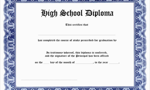 Free Printable Diploma Template Fabulous Free Certificate Templates for School Certificate Templates Free