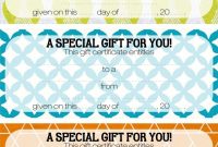 Free Printable Gift Certificate Template Singular Ideas pertaining to Certificate Template For Pages