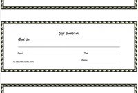 Free Printable Gift Certificates Template Ideas T Bunch Of within Homemade Christmas Gift Certificates Templates