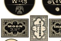 Free Printable Halloween Labels  Potions  The Graphics Fairy throughout Potion Label Template