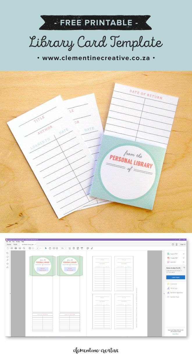 Free Printable Library Cards  Printables  The Best Downloads with regard to Library Catalog Card Template