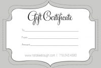 Free Printable Massage Giftte Templates Form Salon X intended for Massage Gift Certificate Template Free Download