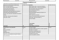 Free Printable Personal Financial Statement Blank And Template Pdf in Blank Personal Financial Statement Template