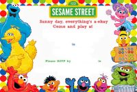 Free Printable Sesame Street Birthday  Free Printable Birthday for Elmo Birthday Card Template
