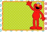 Free Printable Sesame Street St Birthday Invitations Templates throughout Elmo Birthday Card Template