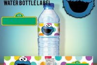 Free Printable Sesame Street Water Bottle Labels  Our Best throughout Sesame Street Label Templates