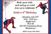 Free Printable Spiderman Birthday Invitation Cards  Niki In throughout Superhero Birthday Card Template