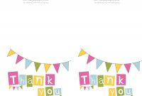 Free Printable Thank You Cards  Bake Sale Flyers – Free Flyer Designs inside Free Printable Thank You Card Template