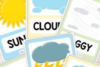 Free Printable Weather Flash Cards  Must Do Crafts And Activities with Kids Weather Report Template