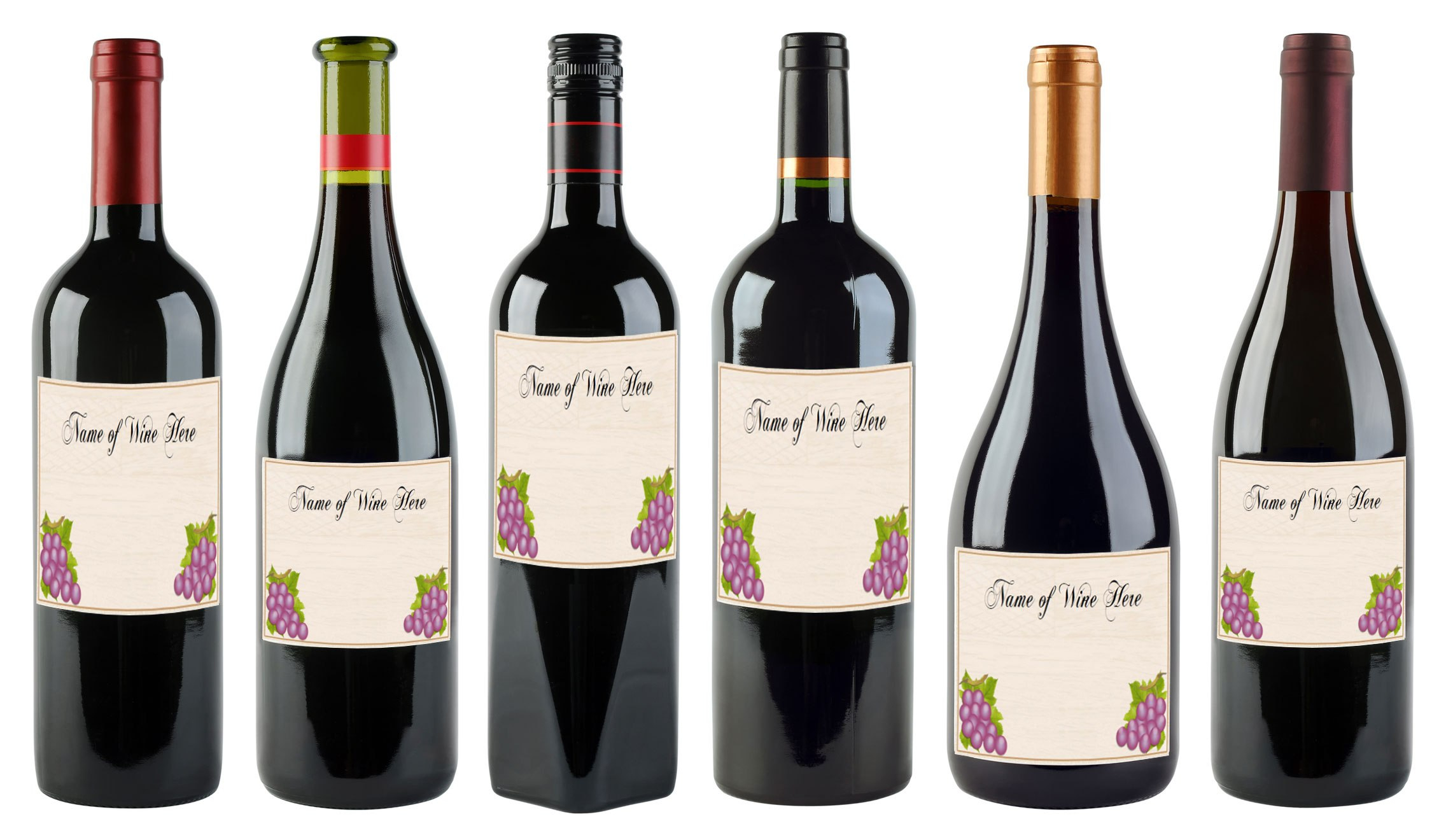 Free Printable Wine Labels You Can Customize  Lovetoknow in Wine Bottle Label Design Template