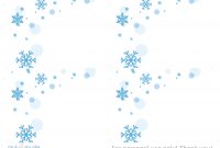 Free Printable Winter Snowflakes Wedding Rsvp Card Template in Blank Snowflake Template