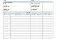 Free Proforma Invoice Template  Download inside Template Of Proforma Invoice