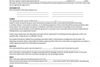 Free Roommate Agreement Templates  Forms Word Pdf inside Free Roommate Lease Agreement Template
