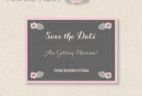 Free Save The Date Templates in Save The Date Powerpoint Template